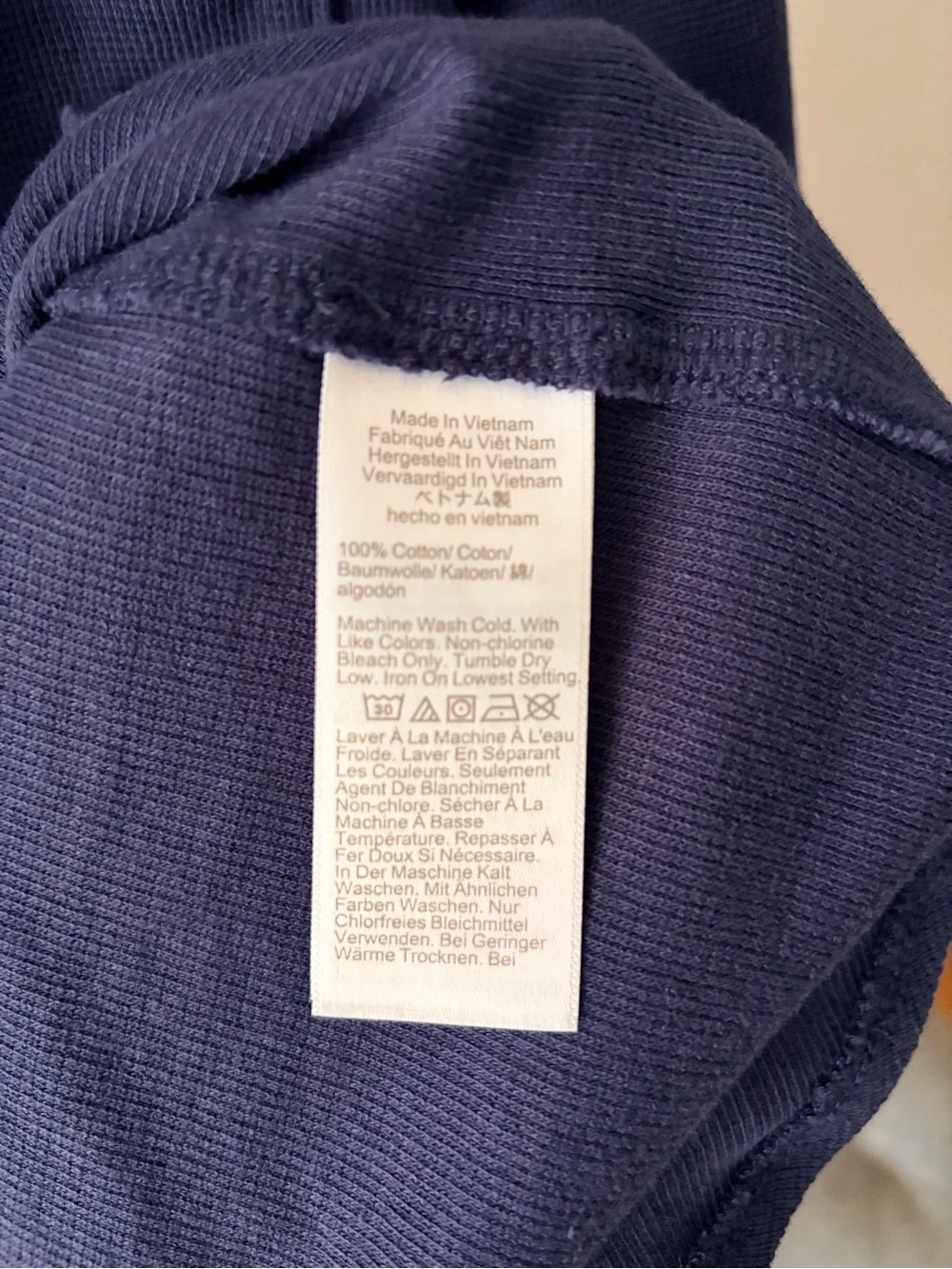 Men’s J. Crew Navy Long-Sleeve Button-Down Shirt‎